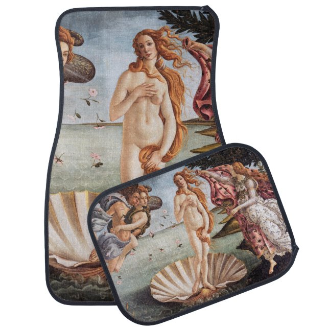 Sandro Botticelli - Birth of Venus Car Floor Mat (Set)