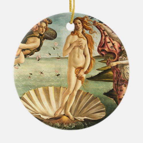 Sandro Botticelli Birth Of Venus Ceramic Ornament