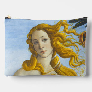Sandro Botticelli - Birth of Venus Close-up Accessory Pouch