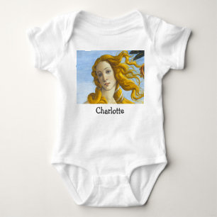 Sandro Botticelli - Birth of Venus Close-up Baby Bodysuit