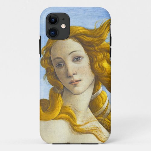 Sandro Botticelli _ Birth of Venus Close_up iPhone 11 Case