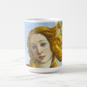Sandro Botticelli - Birth of Venus Close-up Coffee Mug