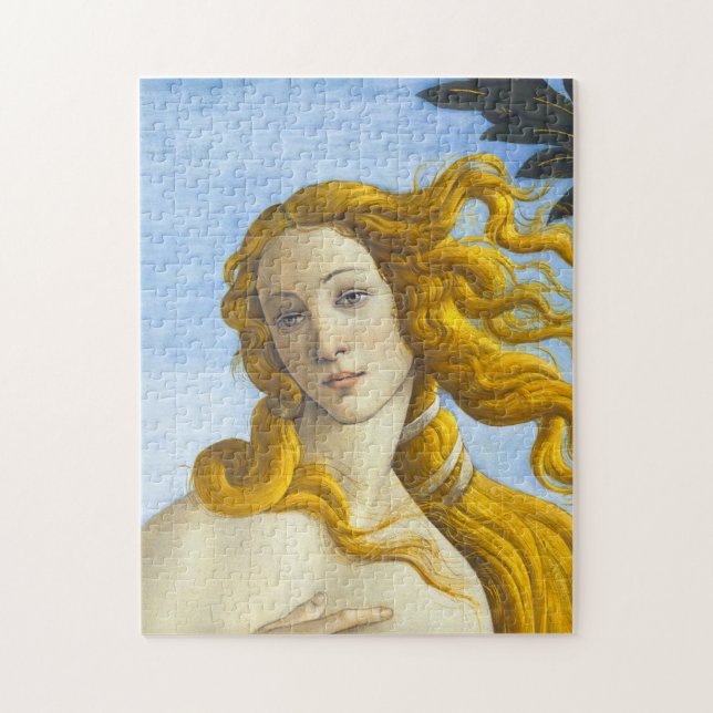 Sandro Botticelli - Birth of Venus Close-up Jigsaw Puzzle (Vertical)