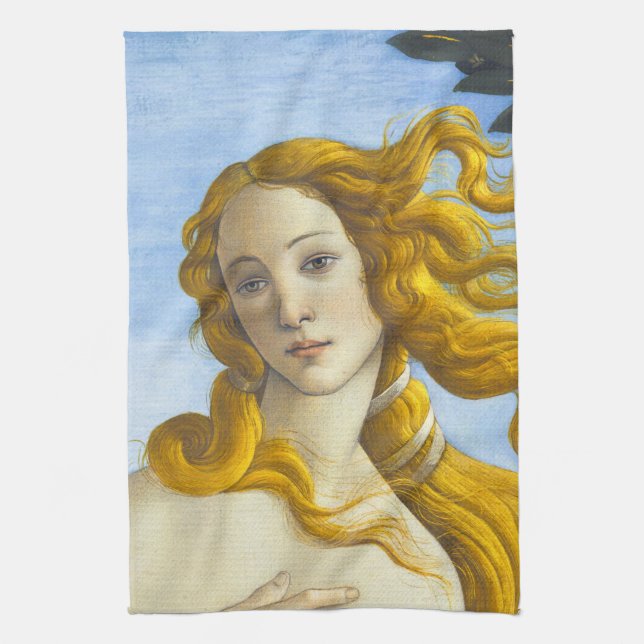 Sandro Botticelli - Birth of Venus Close-up Kitchen Towel (Vertical)