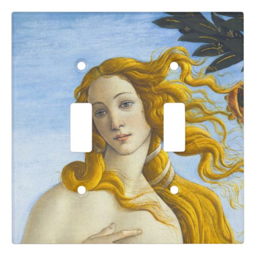 Sandro Botticelli _ Birth of Venus Close_up Light Switch Cover