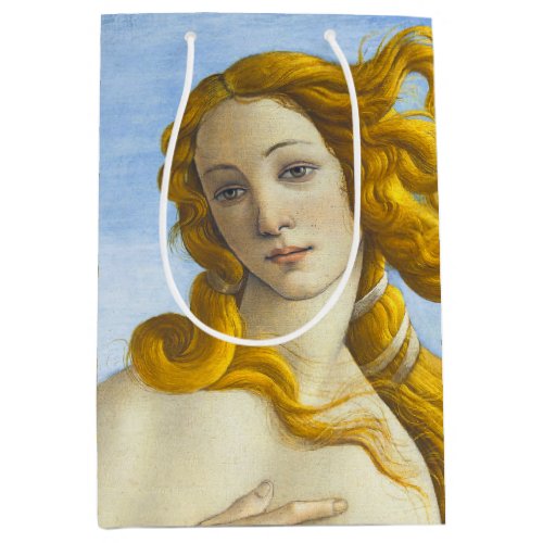 Sandro Botticelli _ Birth of Venus Close_up Medium Gift Bag