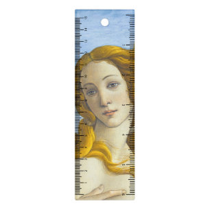 Sandro Botticelli - Birth of Venus Close-up Ruler