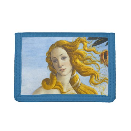 Sandro Botticelli _ Birth of Venus Close_up Trifold Wallet