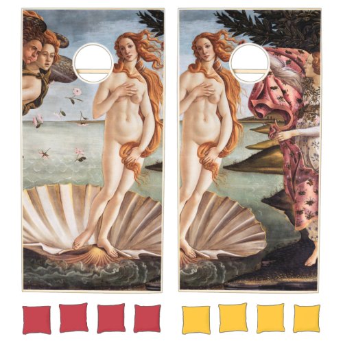 Sandro Botticelli _ Birth of Venus Cornhole Set