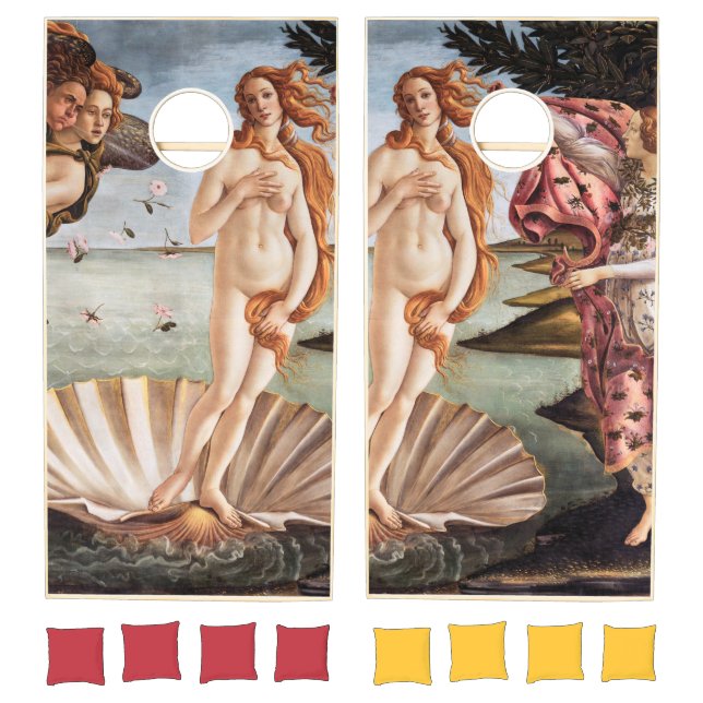Sandro Botticelli - Birth of Venus Cornhole Set (Set)