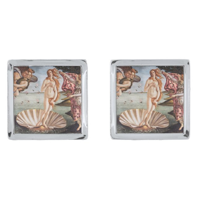 Sandro Botticelli - Birth of Venus Cufflinks (Front)