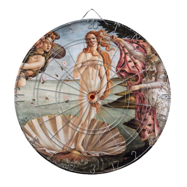 Sandro Botticelli - Birth of Venus Dart Board (Front)