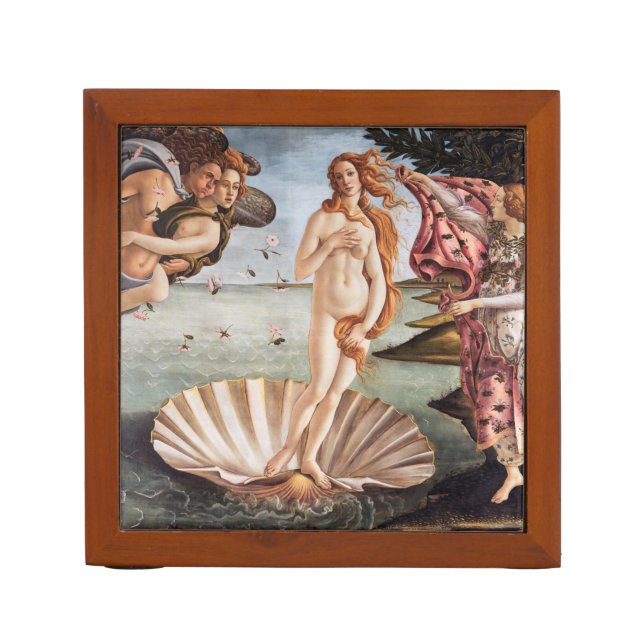 Sandro Botticelli - Birth of Venus Desk Organizer (Front)