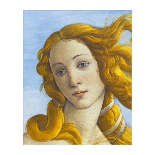 Sandro Botticelli _ Birth of Venus Detail Acrylic Print