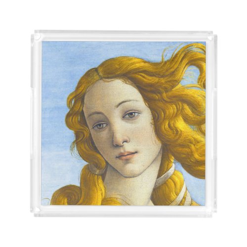 Sandro Botticelli _ Birth of Venus Detail Acrylic Tray