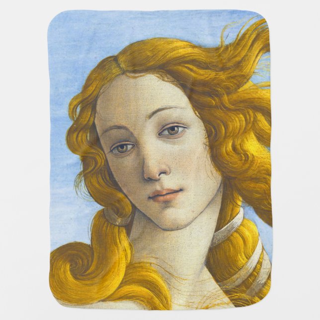 Sandro Botticelli - Birth of Venus Detail Baby Blanket (Front)