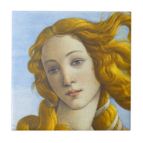 Sandro Botticelli _ Birth of Venus Detail Ceramic Tile
