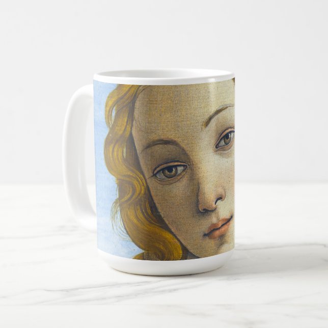 Sandro Botticelli - Birth of Venus Detail Coffee Mug (Front Left)
