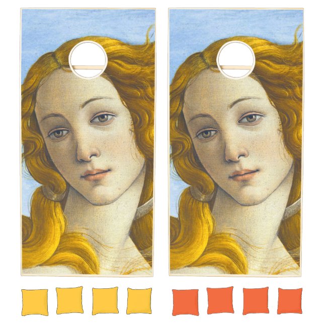 Sandro Botticelli - Birth of Venus Detail Cornhole Set (Set)