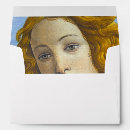 Sandro Botticelli _ Birth of Venus Detail Envelope