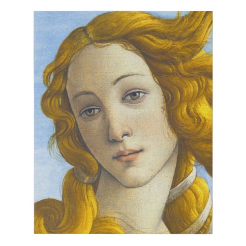 Sandro Botticelli _ Birth of Venus Detail Faux Canvas Print