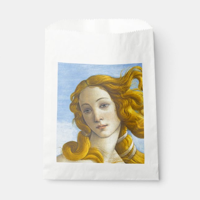 Sandro Botticelli - Birth of Venus Detail Favor Bag (Front)