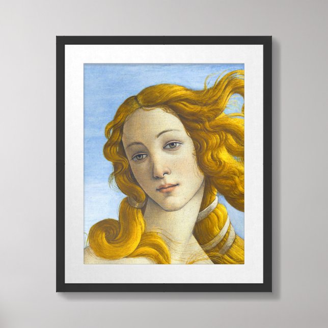 Sandro Botticelli - Birth of Venus Detail Framed Art (Framed Front)