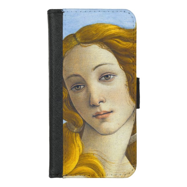 Sandro Botticelli - Birth of Venus Detail iPhone Wallet Case (Front)