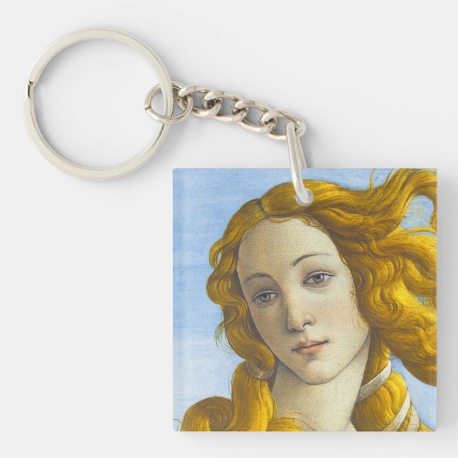 Sandro Botticelli - Birth of Venus Detail Keychain (Front)