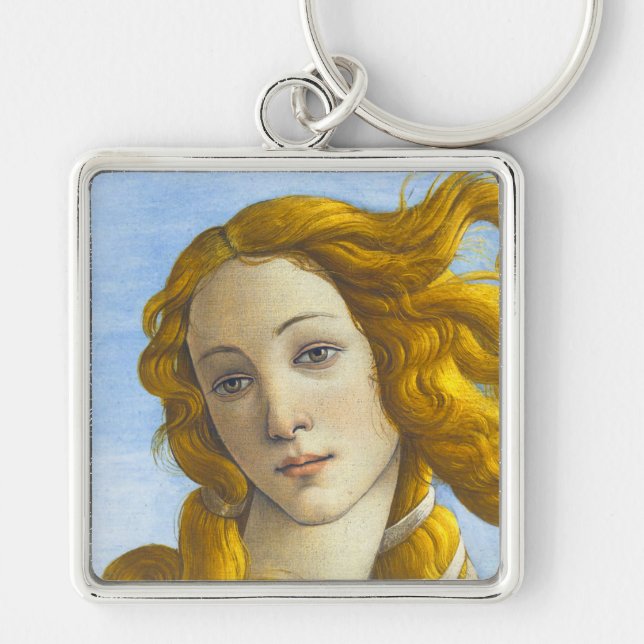 Sandro Botticelli - Birth of Venus Detail Keychain (Front)