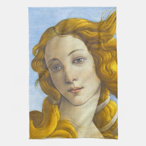 Sandro Botticelli _ Birth of Venus Detail Kitchen Towel