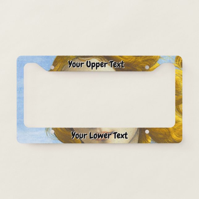 Sandro Botticelli - Birth of Venus Detail License Plate Frame (Front)