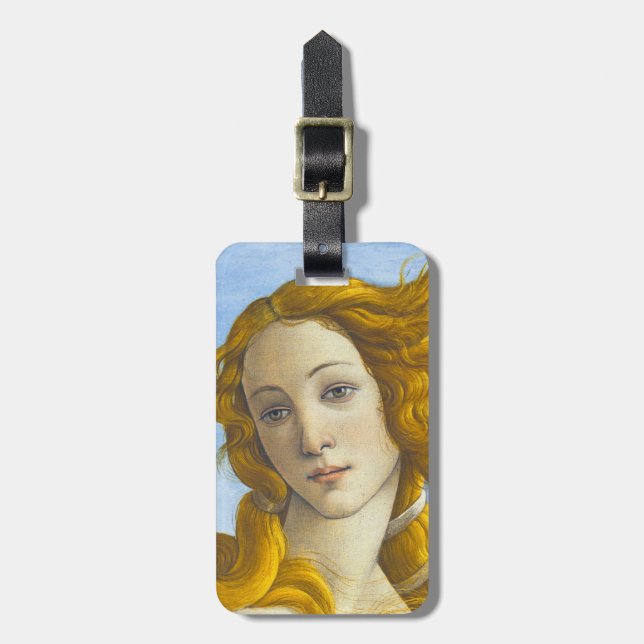 Sandro Botticelli - Birth of Venus Detail Luggage Tag (Front Vertical)