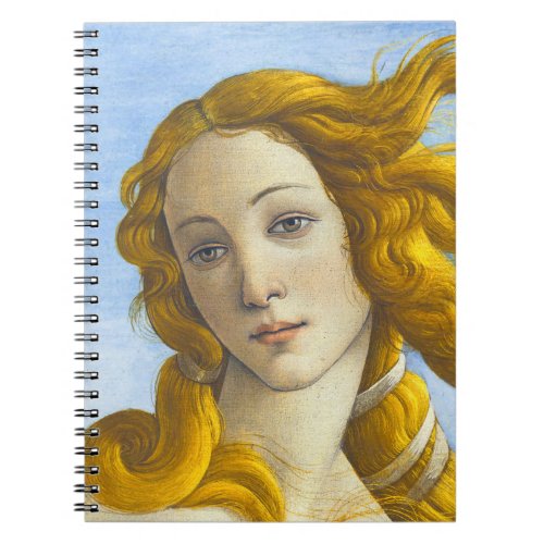 Sandro Botticelli _ Birth of Venus Detail Notebook