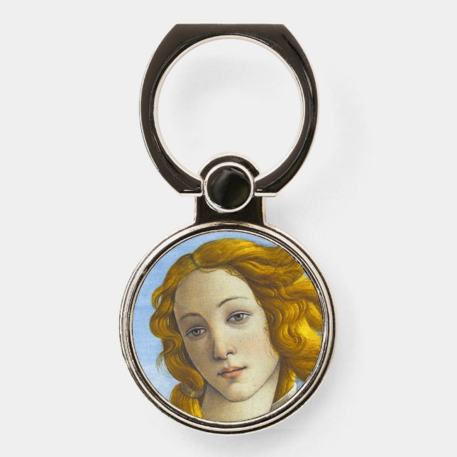 Sandro Botticelli - Birth of Venus Detail Phone Ring Stand (Front)