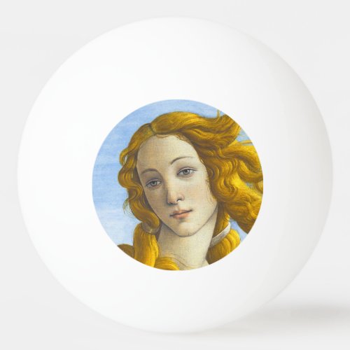 Sandro Botticelli _ Birth of Venus Detail Ping Pong Ball