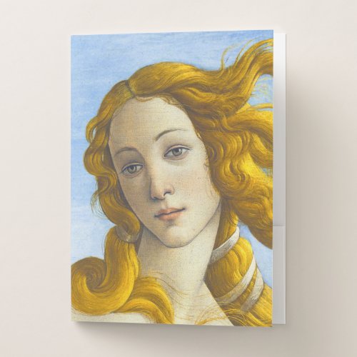 Sandro Botticelli _ Birth of Venus Detail Pocket Folder