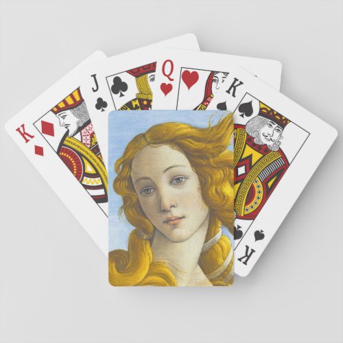Sandro Botticelli _ Birth of Venus Detail Poker Cards