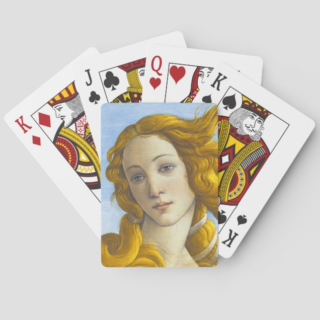 Sandro Botticelli - Birth of Venus Detail Poker Cards (Back)