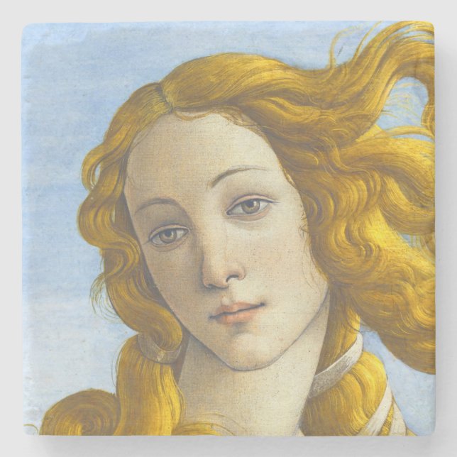 Sandro Botticelli - Birth of Venus Detail Stone Coaster (Front)