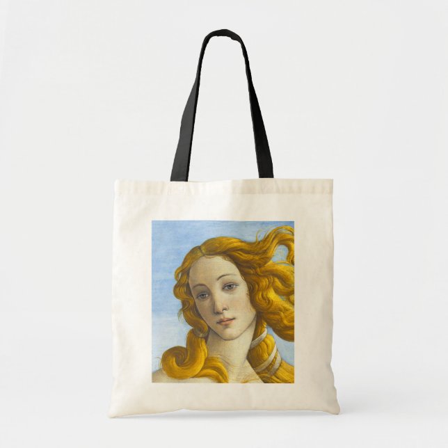 Sandro Botticelli - Birth of Venus Detail Tote Bag (Front)