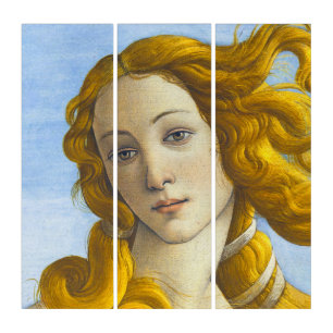 Sandro Botticelli - Birth of Venus Detail Triptych
