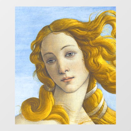 Sandro Botticelli _ Birth of Venus Detail Window Cling