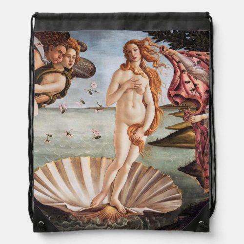 Sandro Botticelli _ Birth of Venus Drawstring Bag