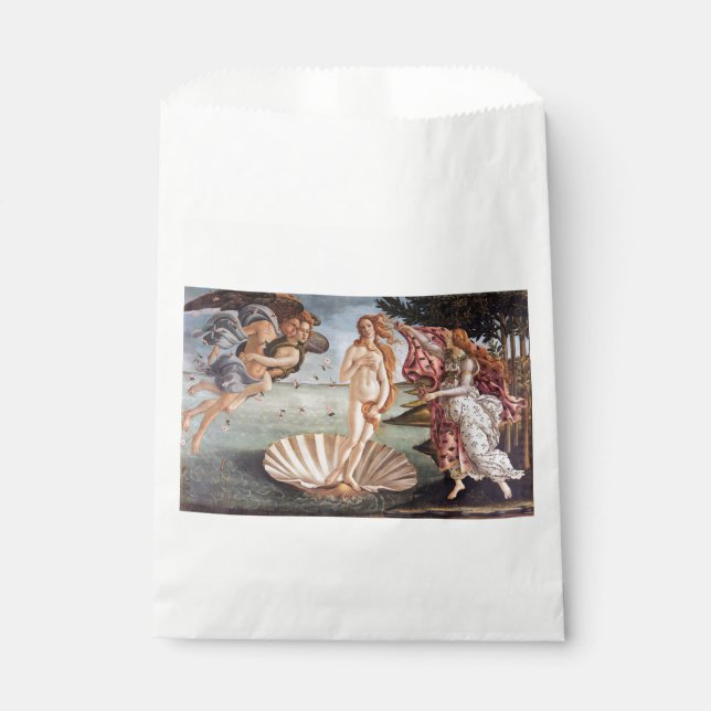 Sandro Botticelli - Birth of Venus Favor Bag (Front)