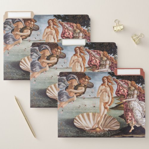 Sandro Botticelli _ Birth of Venus File Folder