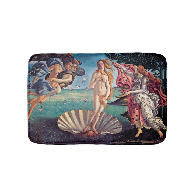 Sandro Botticelli - Birth of Venus - Fine Art Bathroom Mat (Front)