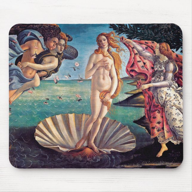 Sandro Botticelli - Birth of Venus - Fine Art Mouse Pad (Front)