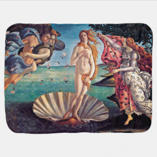 Sandro Botticelli - Birth of Venus - Fine Art Swaddle Blanket
