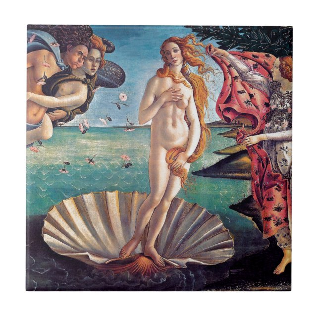 Sandro Botticelli - Birth of Venus - Fine Art Tile (Front)